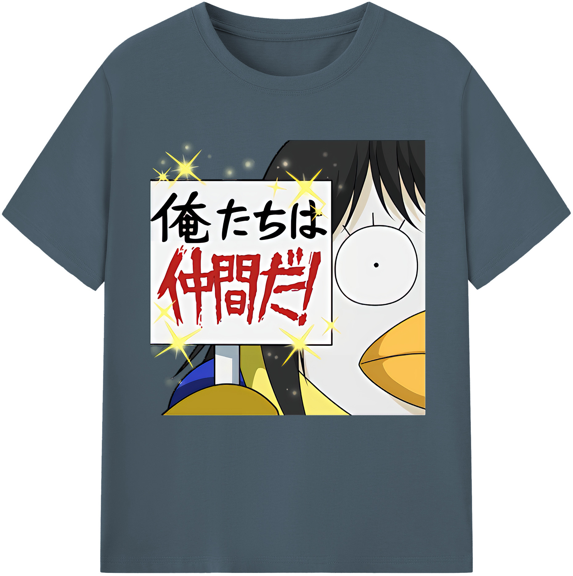 （画像用） ぎんたま 坂田銀時（さかたぎんとき） 神楽 志村新八（しむら しんぱち） GINTAMA Sakata Gintoki Kagura Shimura Shinpachi 綿100％半袖Tシャツ（フロントプリント）